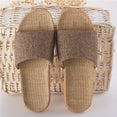 Indoor Shoes Home Flax Slippers