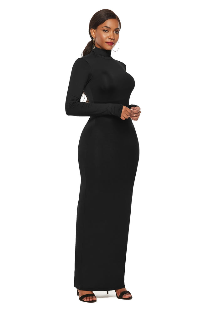 Long Sleeve Women High Stretchy Bodycon Dress