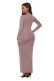 Long Sleeve Women High Stretchy Bodycon Dress