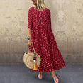 Vintage Long Maxi Dresses Robe Pleated Dress