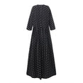 Vintage Long Maxi Dresses Robe Pleated Dress