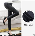 High Waist Leather Push Up Slim Pants Leggings