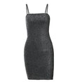 Thin Shoulder Strap Nightclub Mini Dress