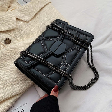 Shoulder Messenger Rivet Chain Small Crossbody Handbags