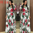 Elegant Bohmia Flower Print Women Dress