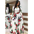 Elegant Bohmia Flower Print Women Dress