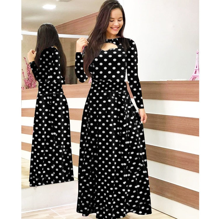 Elegant Bohmia Flower Print Women Dress