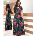 Elegant Bohmia Flower Print Women Dress