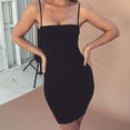 Thin Shoulder Strap Nightclub Mini Dress