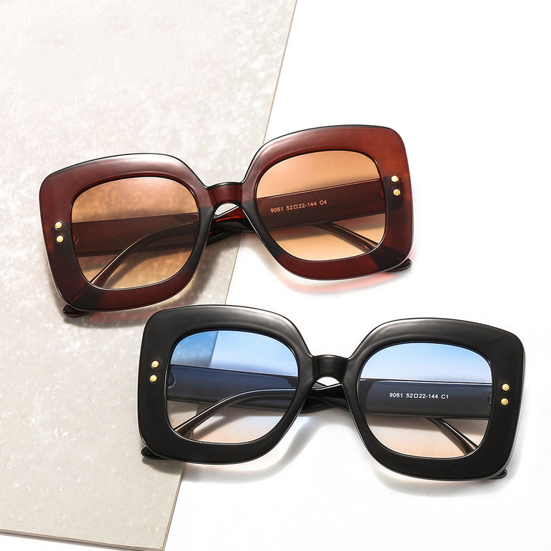 Luxury Classic Retro Square Sun Glasses