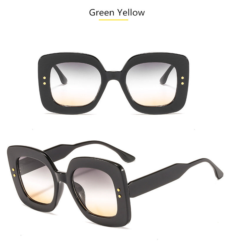 Luxury Classic Retro Square Sun Glasses