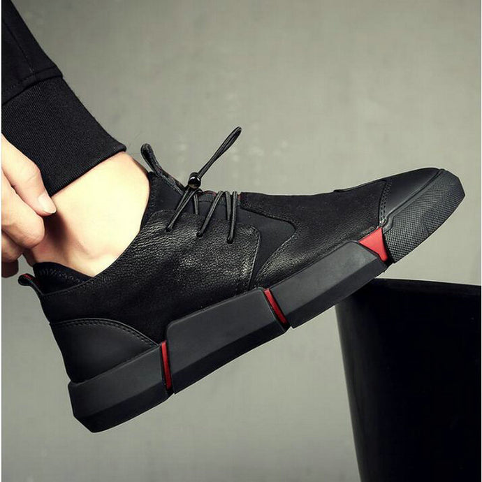 Casual Leather Lace Up sneaker