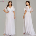 Elegant A-line Chiffon Long Evening Dress