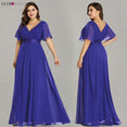 Elegant A-line Chiffon Long Evening Dress