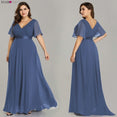 Elegant A-line Chiffon Long Evening Dress