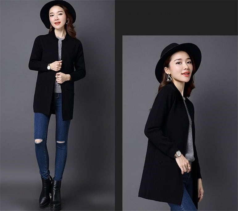 Loose Long Knitt Cardigan Jacket