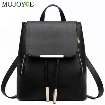 Leather Adolescent Girls Backpack