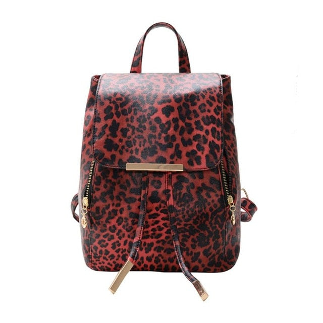 Leather Adolescent Girls Backpack