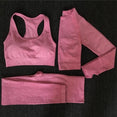 Long Sleeve Women Seamless Yoga Set