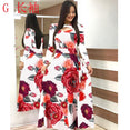 Elegant Bohmia Flower Print Women Dress