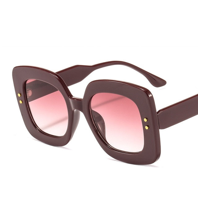 Luxury Classic Retro Square Sun Glasses