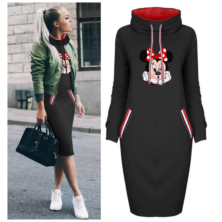 Print Vintage Bodycon Women Dress