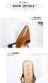 Hollow Coarse Shallow Mouth Sandals High Heel pumps