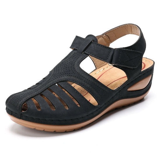 Casual Leather Buckle Vintage Sandals