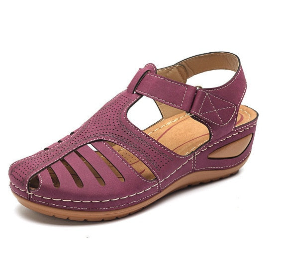 Casual Leather Buckle Vintage Sandals