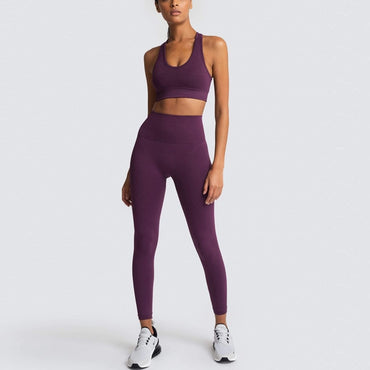 Seamless Padded Gym Set