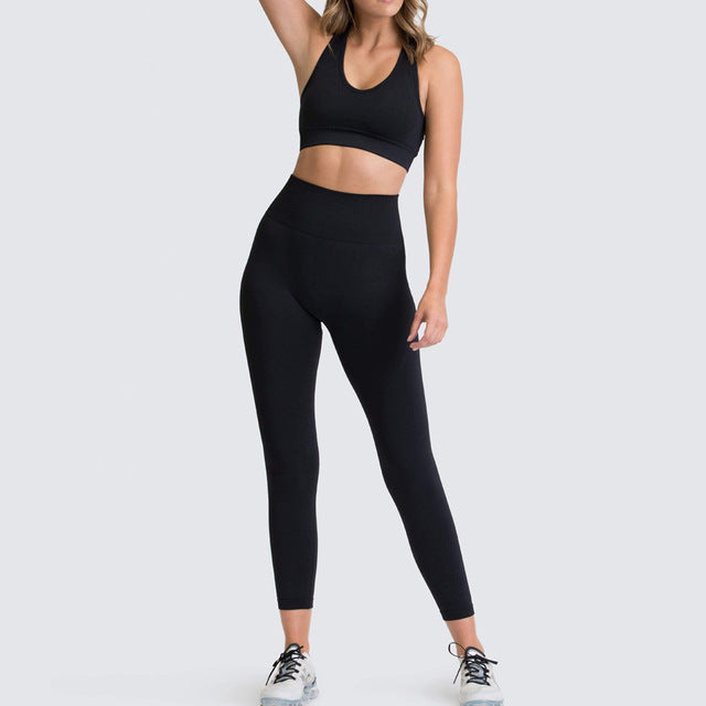 Seamless Padded Gym Set