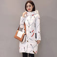 Elegant Long Sleeve Warm Office Lady Parkas Women Jacket