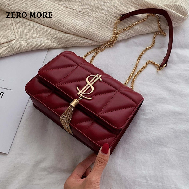 Luxury Classic Plaid Shoulder Crossbody Women Handbags