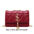 Luxury Classic Plaid Shoulder Crossbody Women Handbags