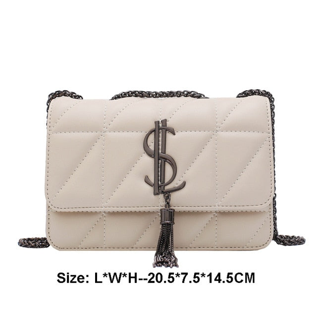 Luxury Classic Plaid Shoulder Crossbody Women Handbags