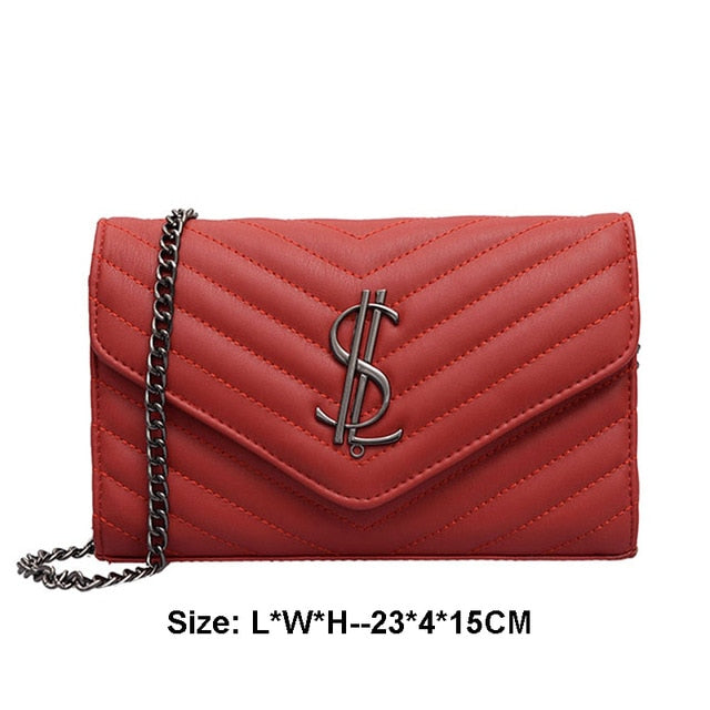 Luxury Classic Plaid Shoulder Crossbody Women Handbags