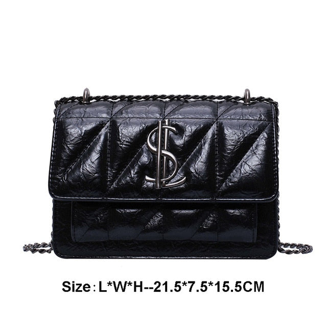 Luxury Classic Plaid Shoulder Crossbody Women Handbags