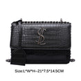 Luxury Classic Plaid Shoulder Crossbody Women Handbags