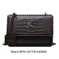 Luxury Classic Plaid Shoulder Crossbody Women Handbags