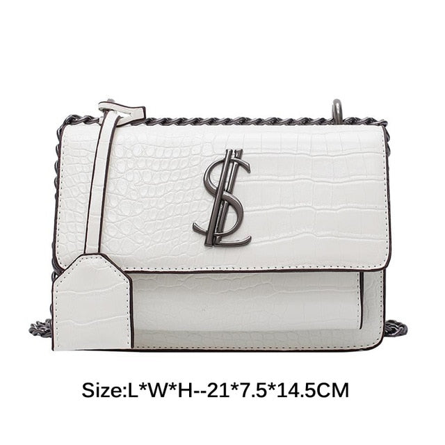 Luxury Classic Plaid Shoulder Crossbody Women Handbags