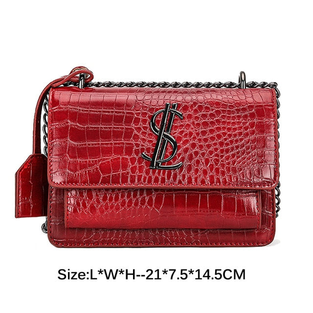 Luxury Classic Plaid Shoulder Crossbody Women Handbags