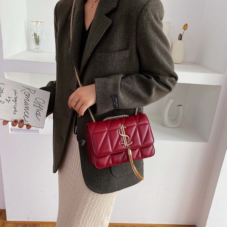 Luxury Classic Plaid Shoulder Crossbody Women Handbags