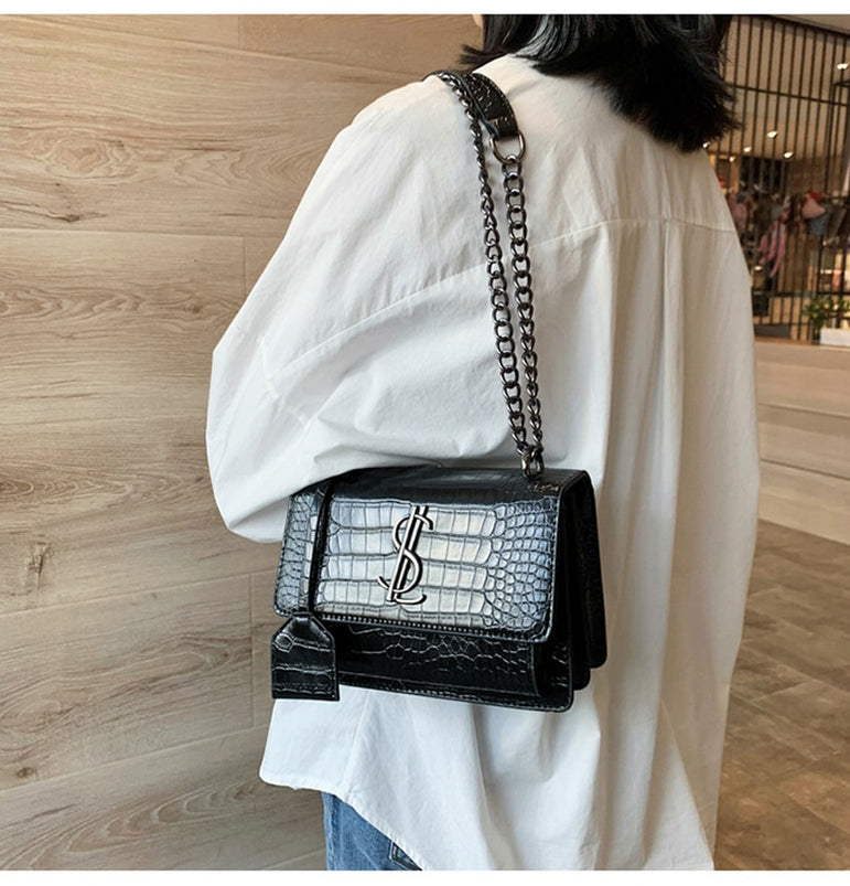 Luxury Classic Plaid Shoulder Crossbody Women Handbags