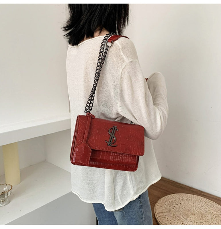 Luxury Classic Plaid Shoulder Crossbody Women Handbags