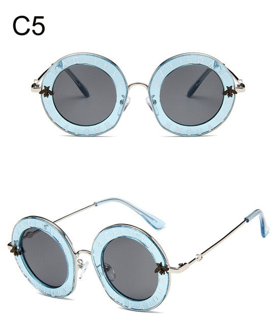 Luxury Retro Round Sunglasses