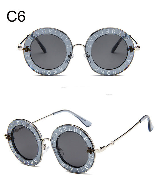 Luxury Retro Round Sunglasses