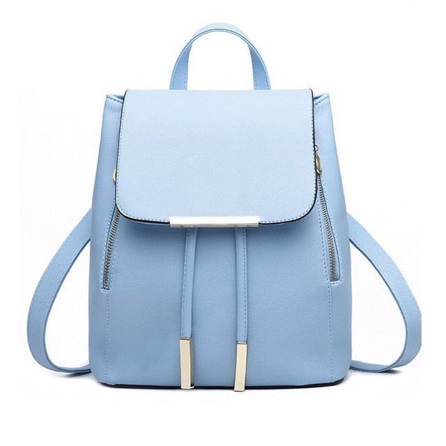 Leather Adolescent Girls Backpack