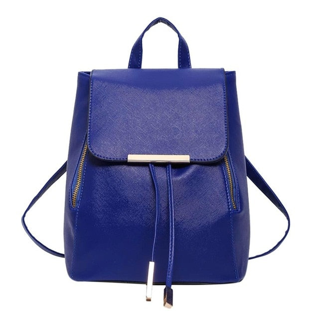 Leather Adolescent Girls Backpack