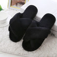 Faux Fur Winter Women Home Slippers