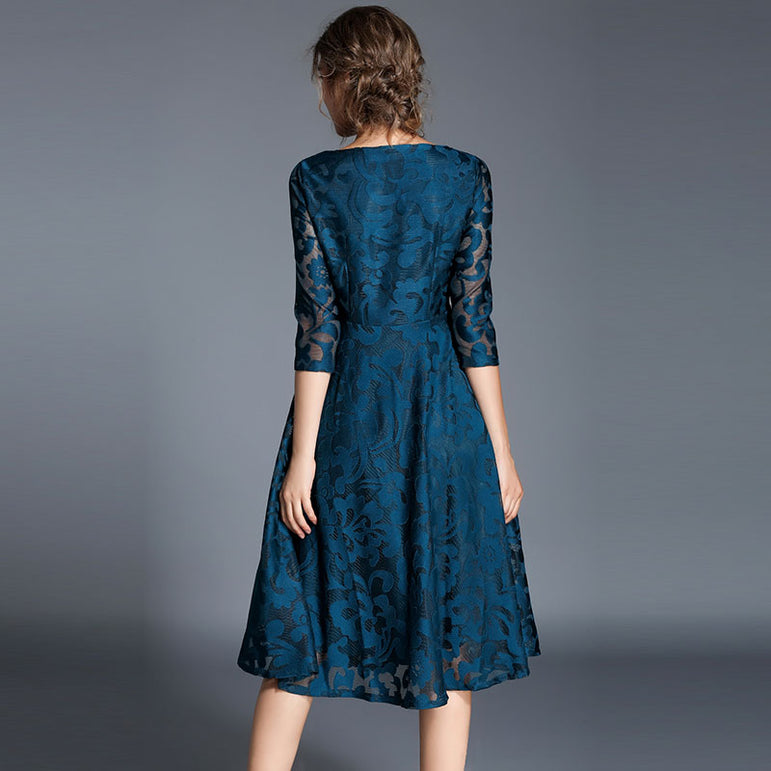 Luxury Lace Style Slim Party Dress